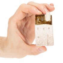 položky Sada dekorativních keramických domečků, miniaturní domečky na postavení, 7 cm, 3 kusy
