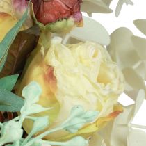 položky Věnec na dveře eukalyptový eukalyptový věnec umělý bělený Ø50cm