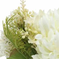 Chryzantémová kytice mix bílá 35cm