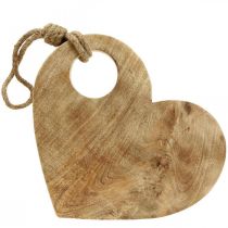 Dřevěná nástěnná dekorace srdce srdce talíř dekorace talíř 39cm