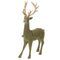 položky Dekorativní stojící figurka jelena, posetá parohy, 31 cm