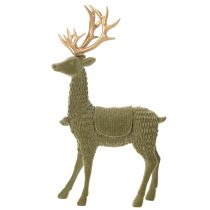 položky Dekorativní stojící figurka jelena, posetá parohy, 31 cm