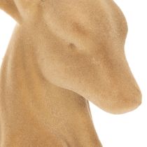 položky Dekorativní figurka ležícího jelena s parožím, pletená dekorace, 58 cm