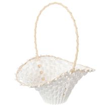 položky Svatební květinový košík pro dívky 24cm x 17cm