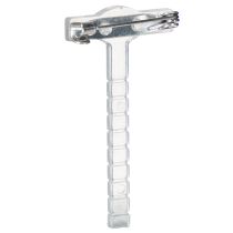 položky Svatební brože do klopy průhledné/stříbrné 5 cm 50 kusů