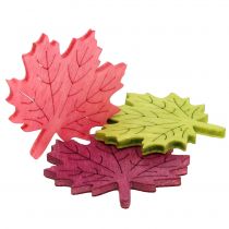 položky Dřevo javorového listu pro rozptyl různých barev 4cm 72ks