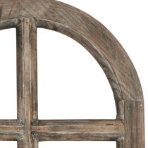položky Dřevěná dekorace rustikální dekorativní rám okna dřevo hnědá 29,5×48cm