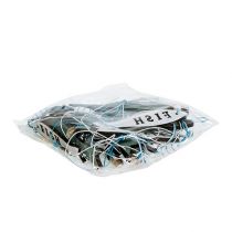 položky Dřevěný věšák ryba modrý 36cm 4 ks