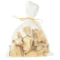 položky Dřevěná srdíčka s březovou kůrou Březová srdíčka 3–4cm 30 ks