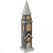 položky Věž světelného domu ze dřeva Věž vánočního kostela V45cm