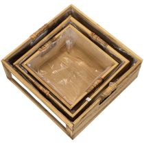 položky Dřevěná krabička s tabulí a vložkou, sada 3 velikostí, 30 cm