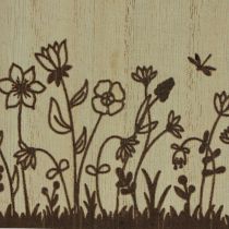 položky Dřevěný stojánek na pero stolní organizér přírodní 14×8×12cm