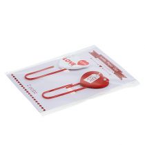 položky Dřevěné spony srdce "Love" ozdobné srdce Valentýnský dárek 2ks