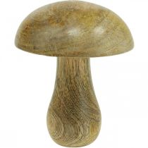 Dřevěná houba přírodní, žluté podzimní deko dřevěné houby 12×10cm