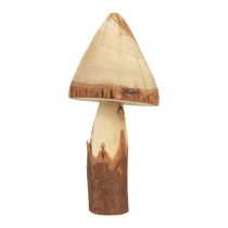 Dřevěná dekorace houby dřevěná dekorace přírodní dekorace na stůl podzimní Ø14cm V36cm