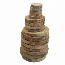 Dřevěné kotouče 3,5cm - 9cm přírodní 300g