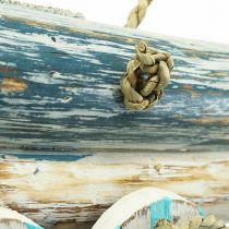 Dřevěná cedule “Beach House” námořní závěsná dekorace 46×5×27cm