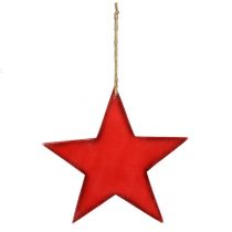 položky Dřevěné hvězdičky na zavěšení 30cm červené 3ks