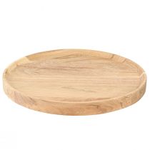 položky Kulatý dřevěný podnos z přírodního akáciového dřeva Ø30cm V2,5cm