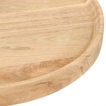 položky Kulatý dřevěný podnos z přírodního akáciového dřeva Ø30cm V2,5cm