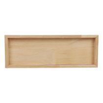 Dřevěný tác dekorativní tác dřevěný obdélníkový přírodní 50×17×2,5cm