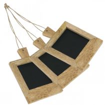 položky Mini dekorační tabule na zavěšení přírody 9×13cm 3ks