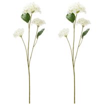 položky Umělý květ hortenzie pro elegantní, moderní interiérový design, 80 cm, 2 kusy