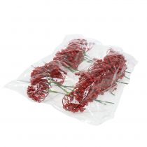 položky Hortenzie pupen 22cm červený 12ks