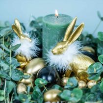 položky Kuřecí vajíčka Zlatá vyfouknutá vajíčka Velikonoční dekorace 10ks