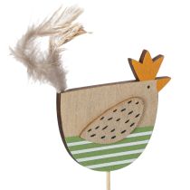 položky Kuřecí řízky ve velikonočním designu pro veselou jarní dekoraci, 7 cm, 12 kusů