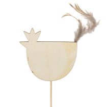 položky Kuřecí řízky ve velikonočním designu pro veselou jarní dekoraci, 7 cm, 12 kusů