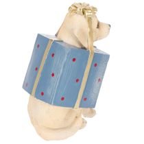 položky Dekorativní figurka sedícího štěněte v dárkové krabičce, 20 cm