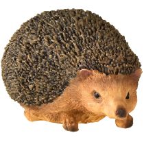 položky Dekorativní figurka ježka podzimní ručně malovaná hnědá 14×9,5×9cm