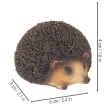 položky Dekorativní figurka ježka, malá stolní dekorace na podzim, 8 cm