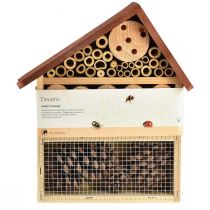položky Hnědý hmyzí domeček Insect Hotel Wood 25cmx8,5cmx32cm