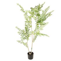 položky Umělá rostlina v květináči, vysoká 130 cm, zelená, dekorativní
