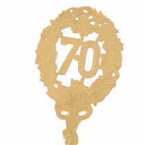 položky Výroční číslo 70, 12 cm, 10 kusů