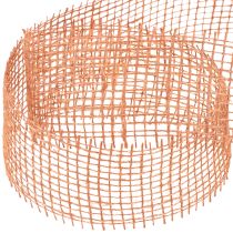 položky Jutová stuha, červenooranžová, síťovaná stuha, juta, ekologická, terakota, šířka 5 cm, délka 40 m