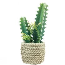 položky Kaktus v květináči umělý kaktus assort 28cm 2ks
