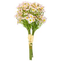 položky Umělá kytice heřmánku pro zářivou a snadno udržovatelnou dekoraci domácnosti, 28 cm, 3 kusy