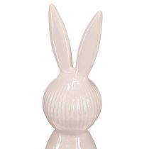 položky Dekorativní keramická figurka králíka pro moderní interiérový design, 22 cm