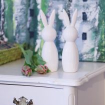 položky Jednoduchá figurka králíka jako dekorativní předmět pro moderní jarní aranžmá, 22 cm, 2 kusy
