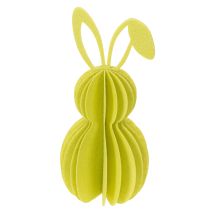 položky Dekorativní plstěná figurka králíka pro jarní dekoraci, 20 cm, 4 kusy