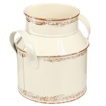 položky Kovový dekorativní džbán „Original 1982“ krémově rezavý, V16cm, 2 ks