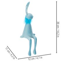 položky Dekorativní králíček, roztomilý velikonoční dekorace na poličku na parapet 36 cm, 2 ks