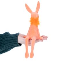položky Figurka velikonočního zajíčka na poličku, sedící figurka velikonočního zajíčka na Velikonoce a jaro, 27 cm, 2 kusy