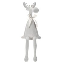 položky Vánoční figurka soba s dlouhýma nohama, na poličku, 54 cm