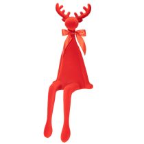 položky Dekorativní figurka losa, polštářek s mašlí, 80 cm