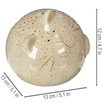 položky Keramická dekorativní figurka kočky, kulatý design do obývacího pokoje nebo ložnice, 13 cm, 2 kusy