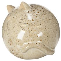položky Keramická dekorativní figurka kočky, kulatý design do obývacího pokoje nebo ložnice, 13 cm